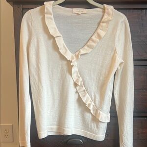 Sézane Ivory Sweater